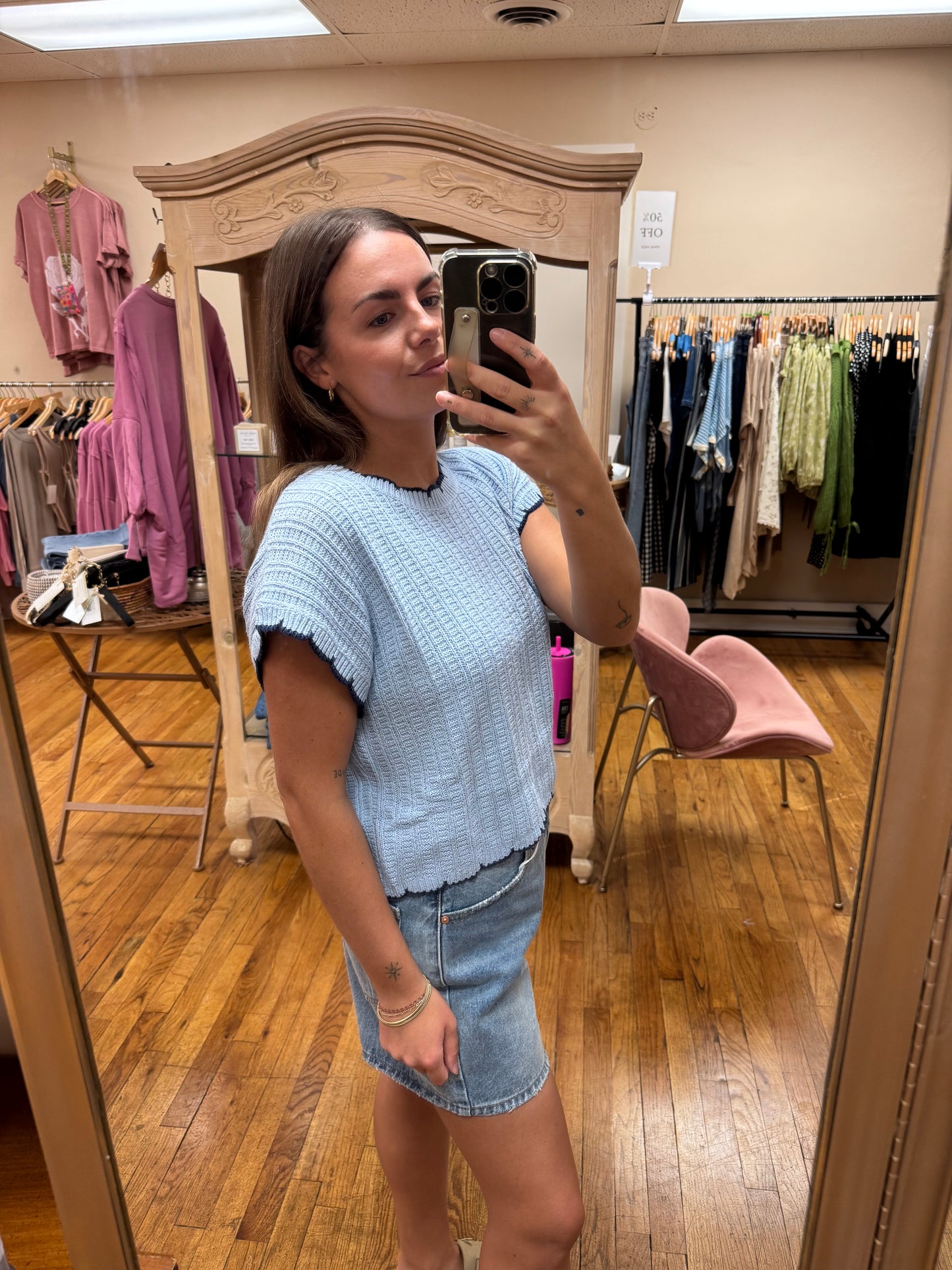 Sky Blue Sweater Vest