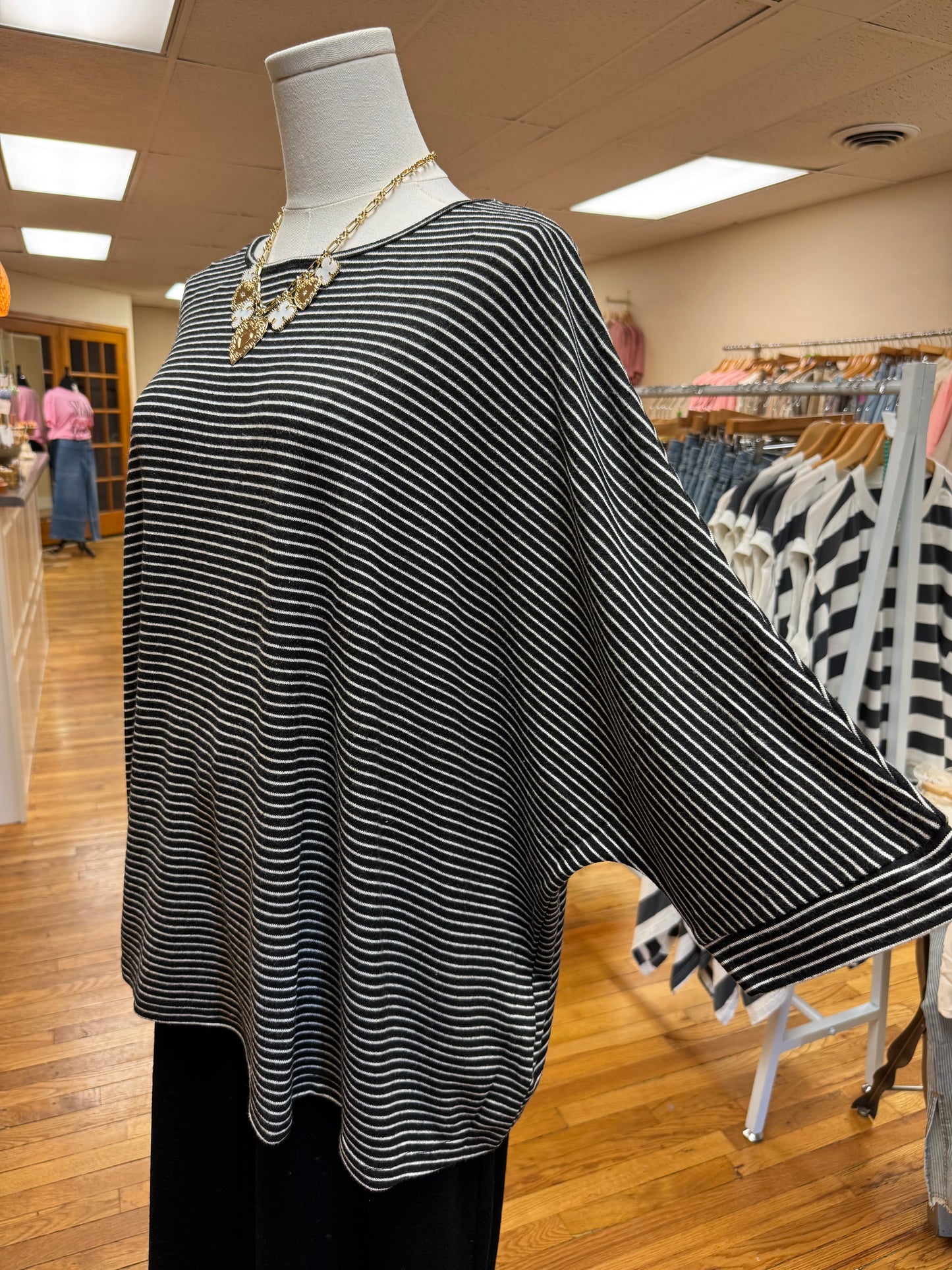 Striped Knit Top
