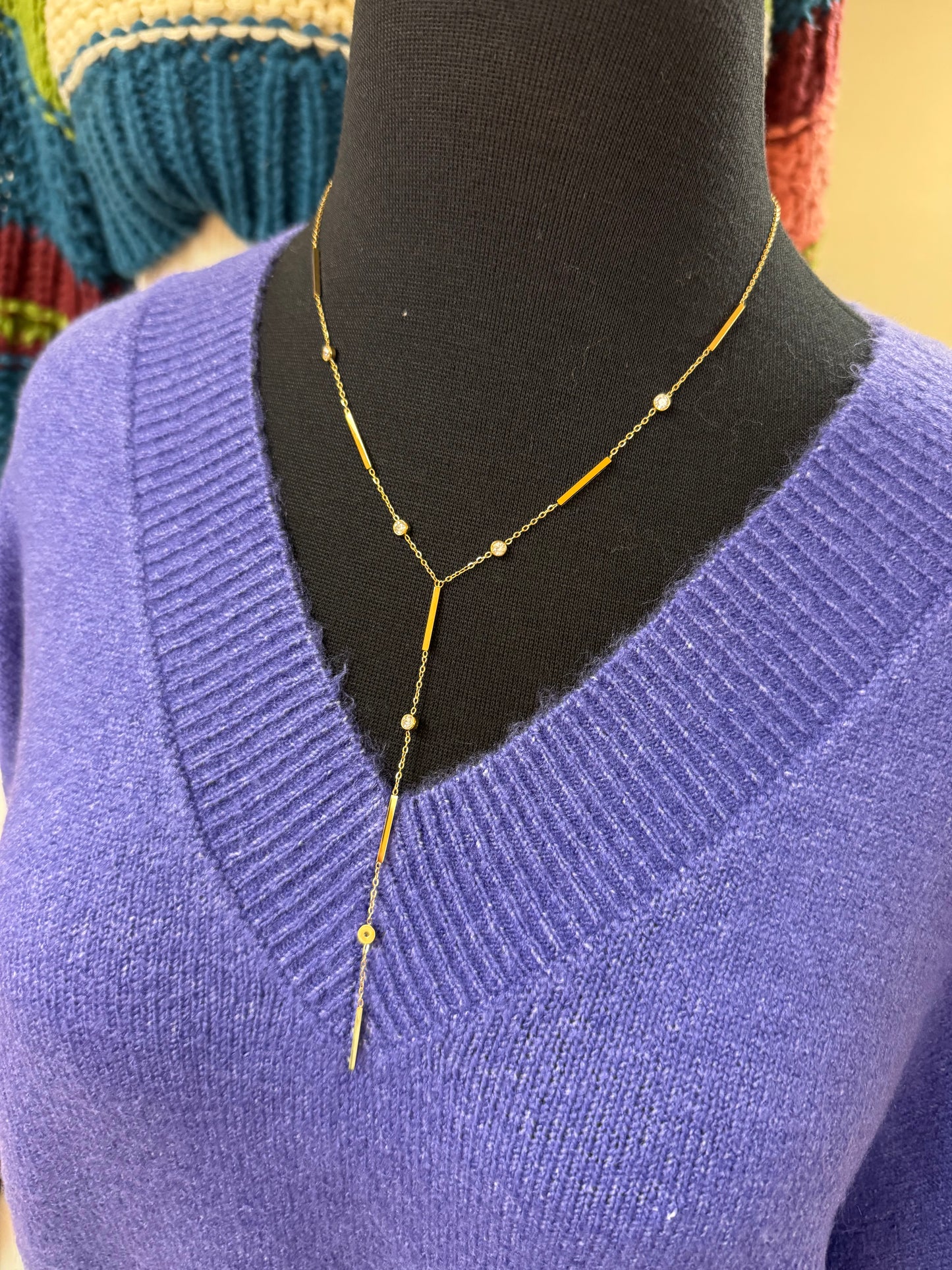 Lily Lariat Necklace