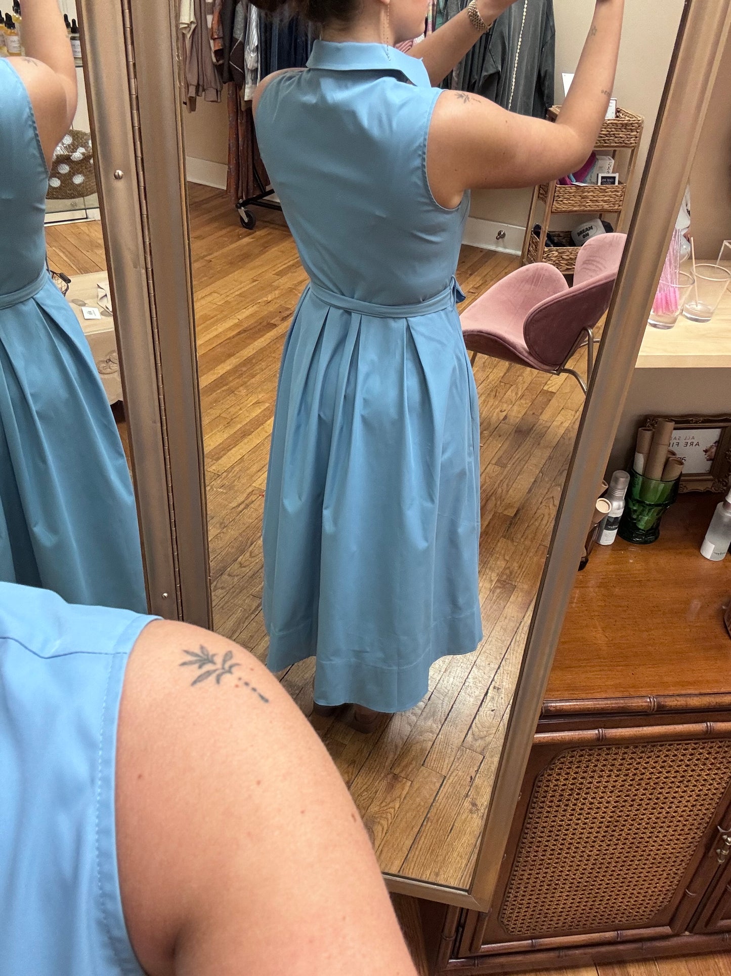 Allie Button Down Dress