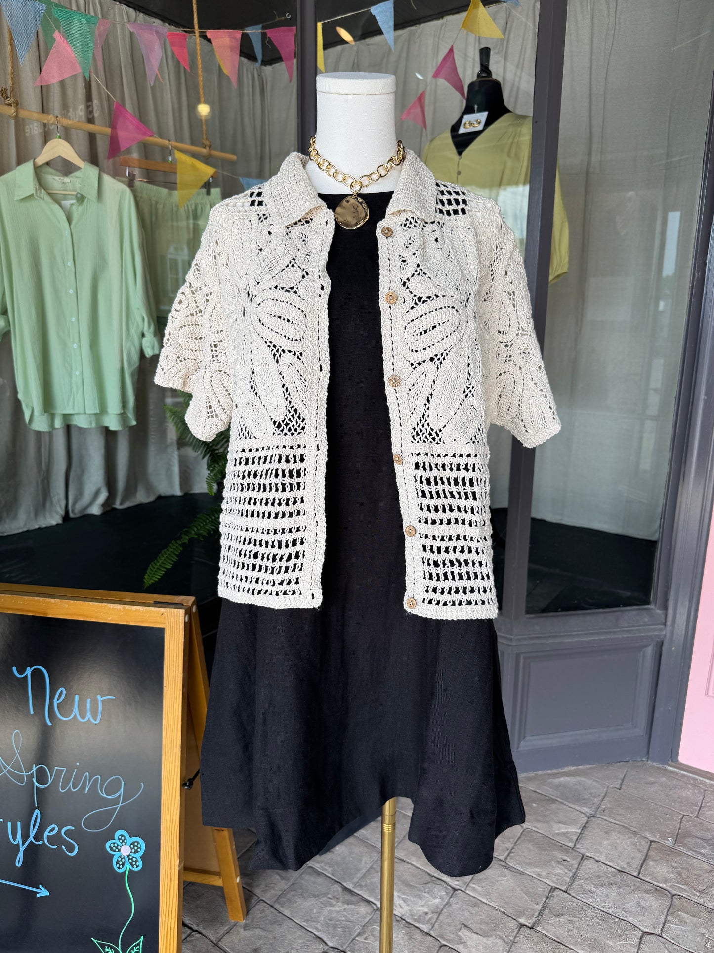 Novella Linen Mini Dress
