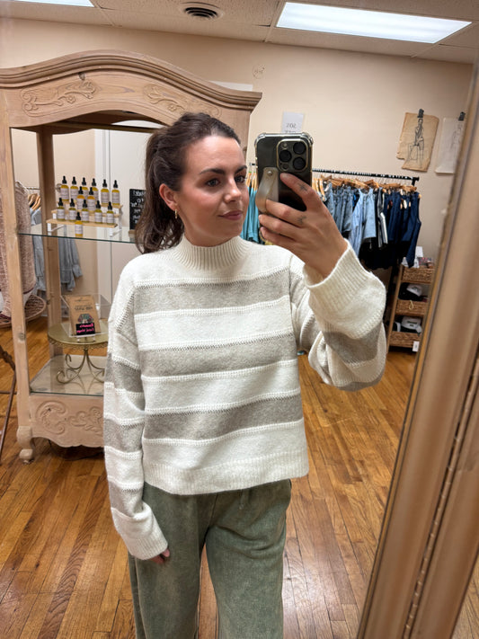 Striped Pullover Sweater