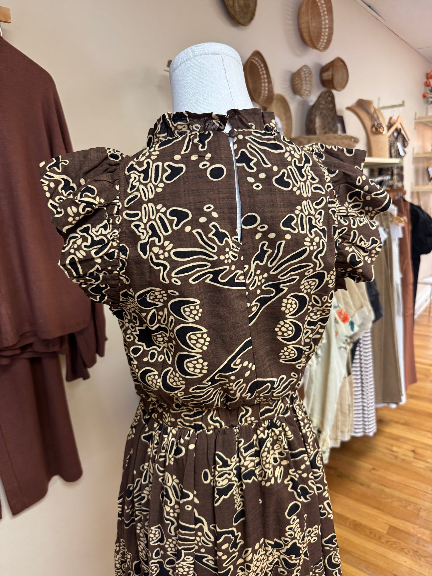 Caitlin Tiered Midi Dress