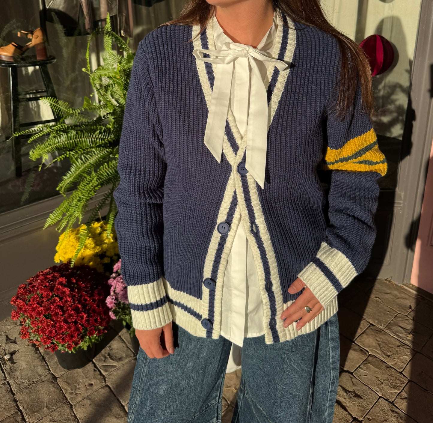 Retro Varsity Cardigan