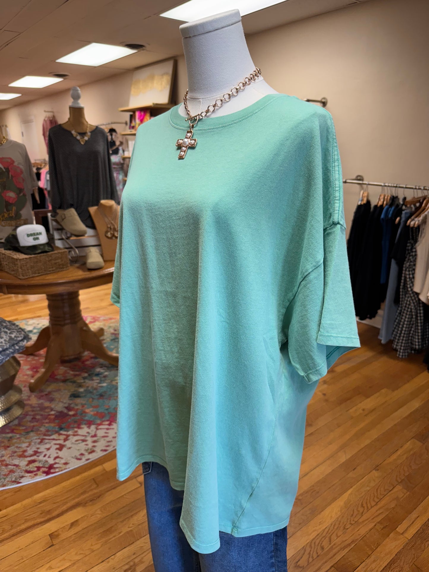 Green Cotton Tee