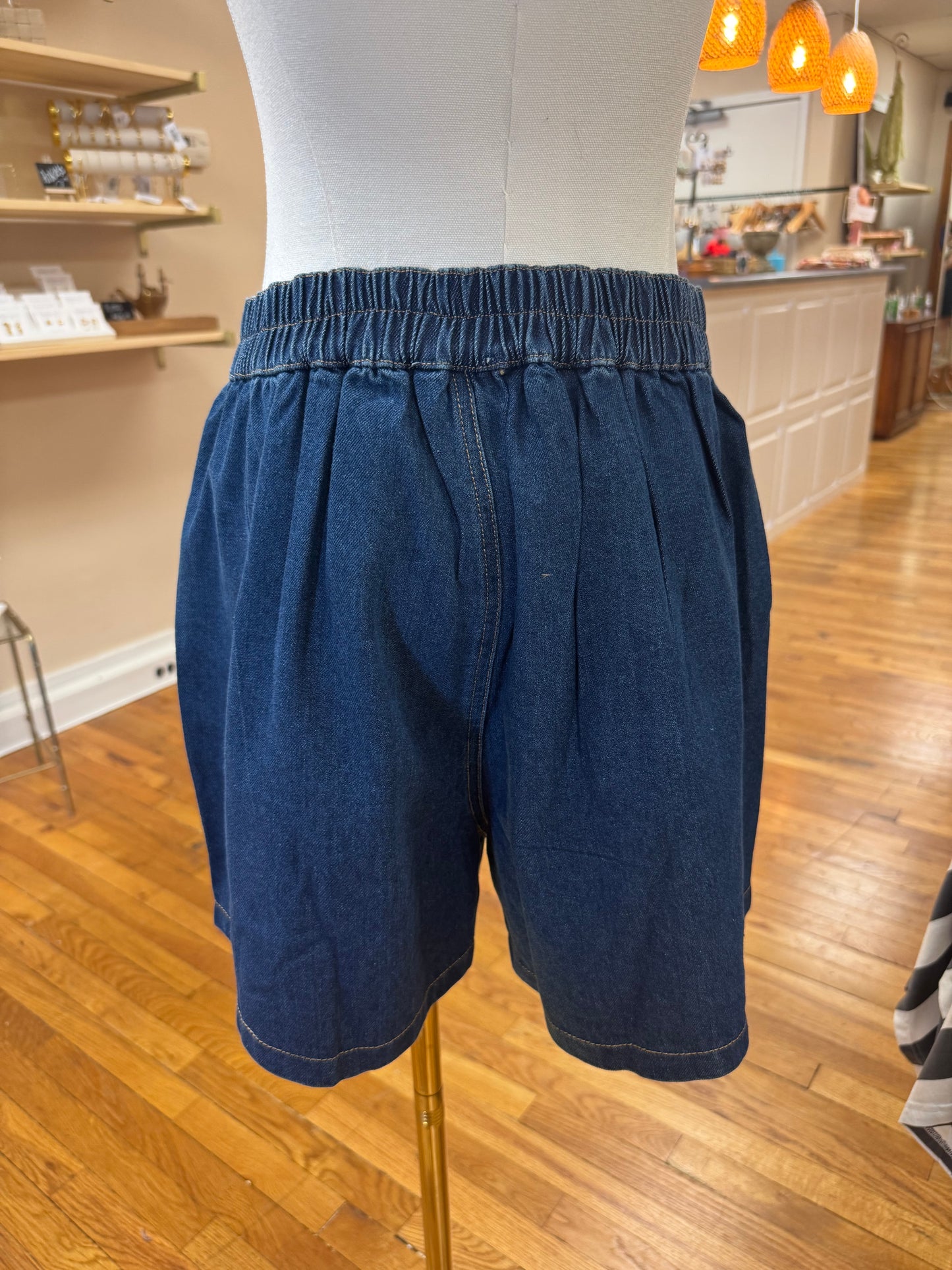 Indigo Denim Vest Set