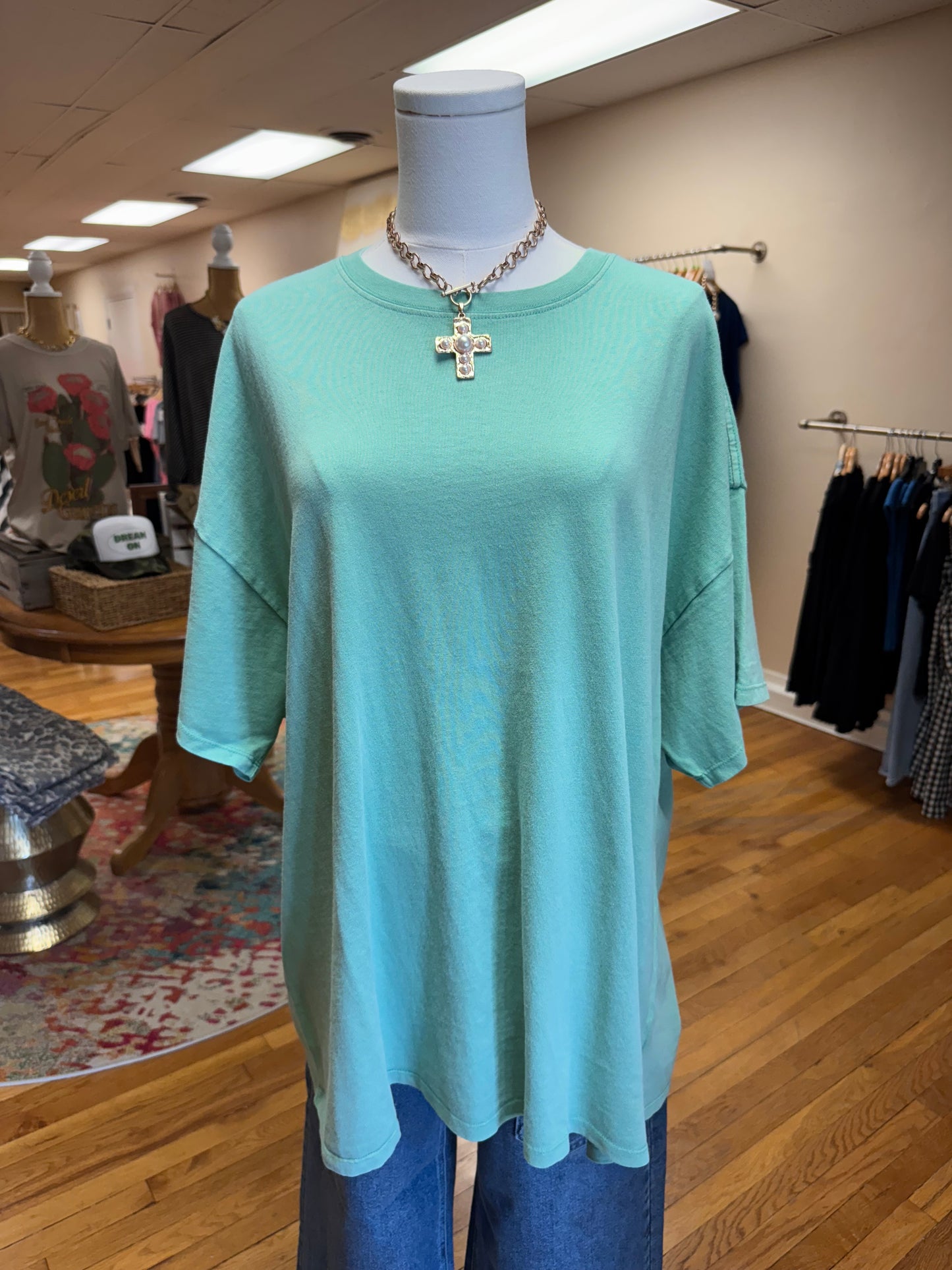 Green Cotton Tee