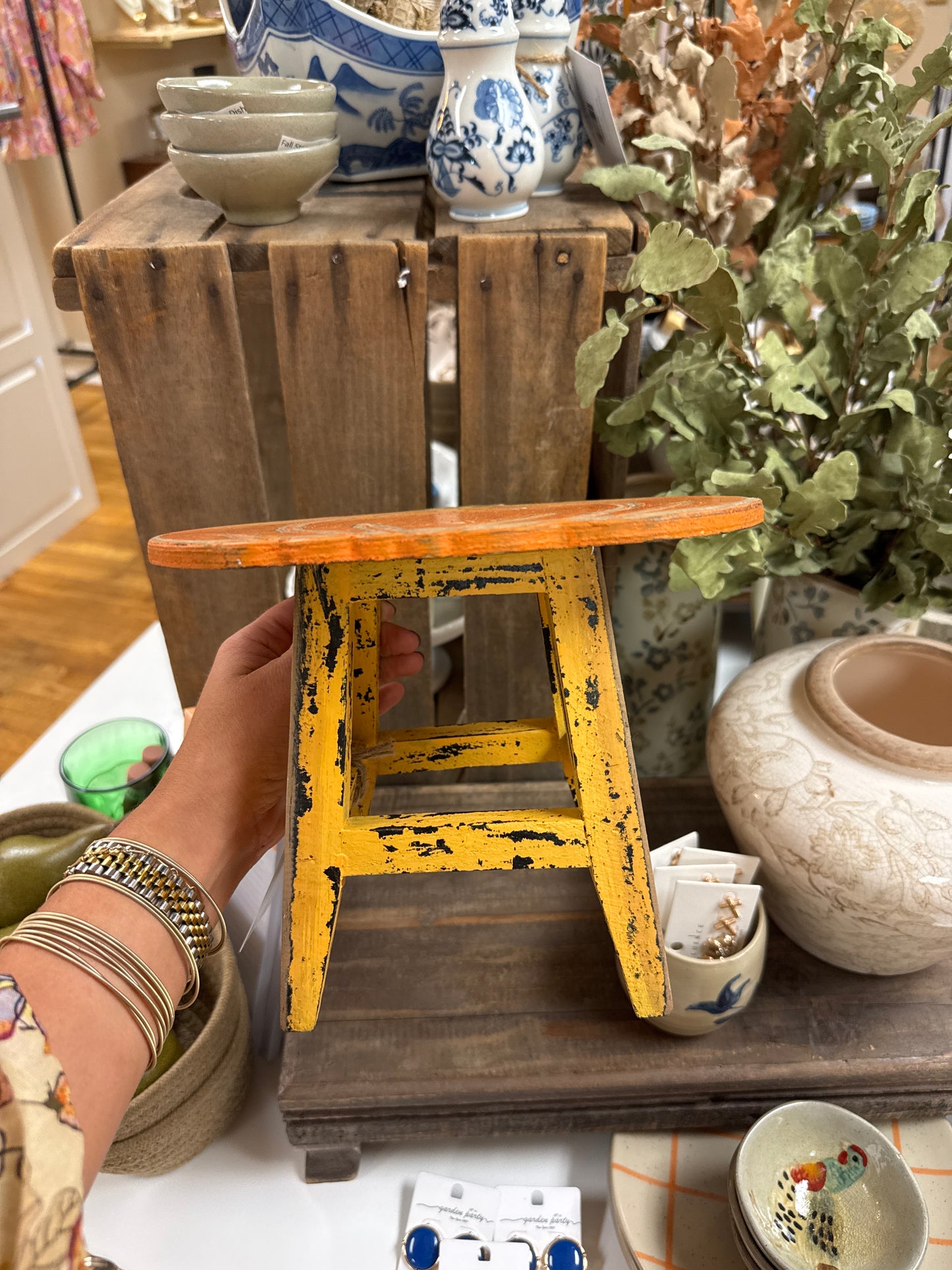Pumpkin Stool