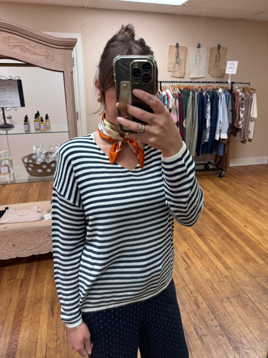 Navy Slouchy Sweater