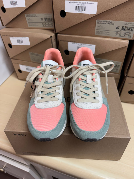 Woden Ronja Pink Sands Sneakers