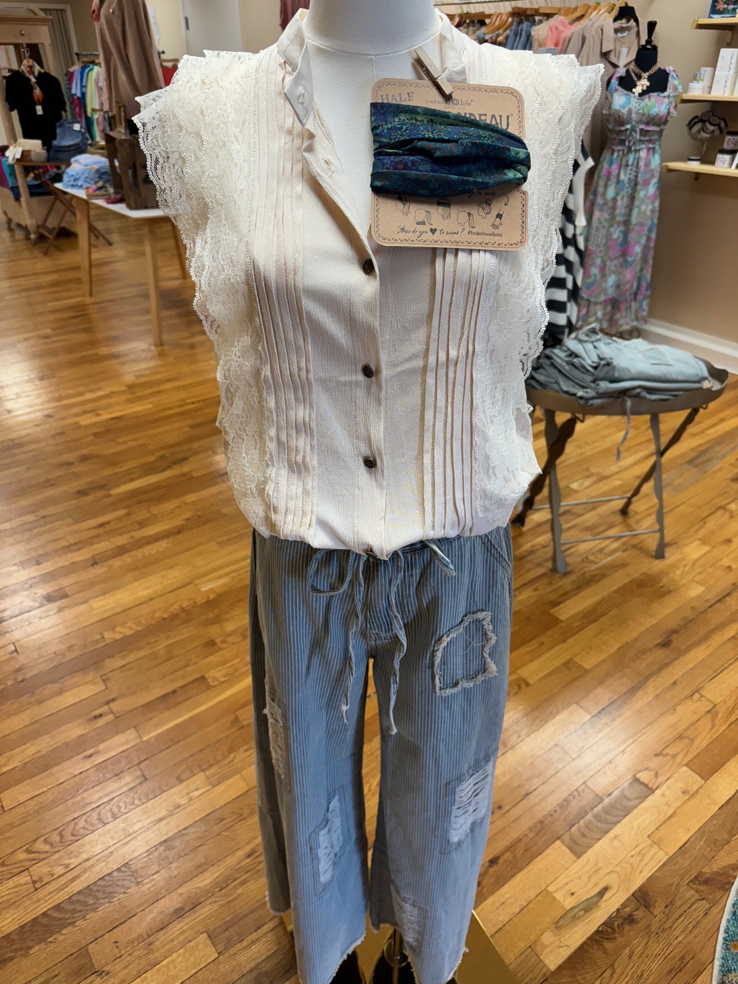 Charlotte Beige Blouse