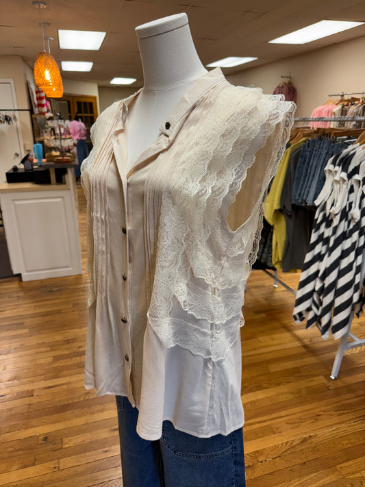 Charlotte Beige Blouse