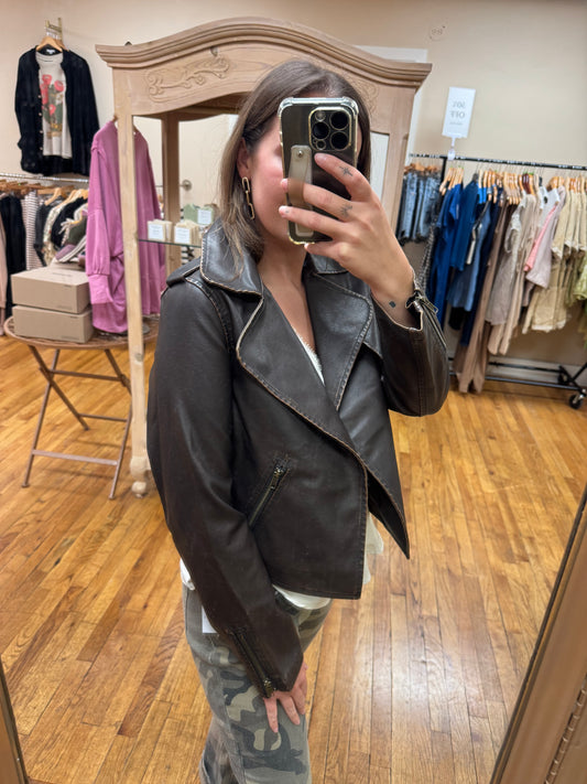 Espresso Moto Jacket