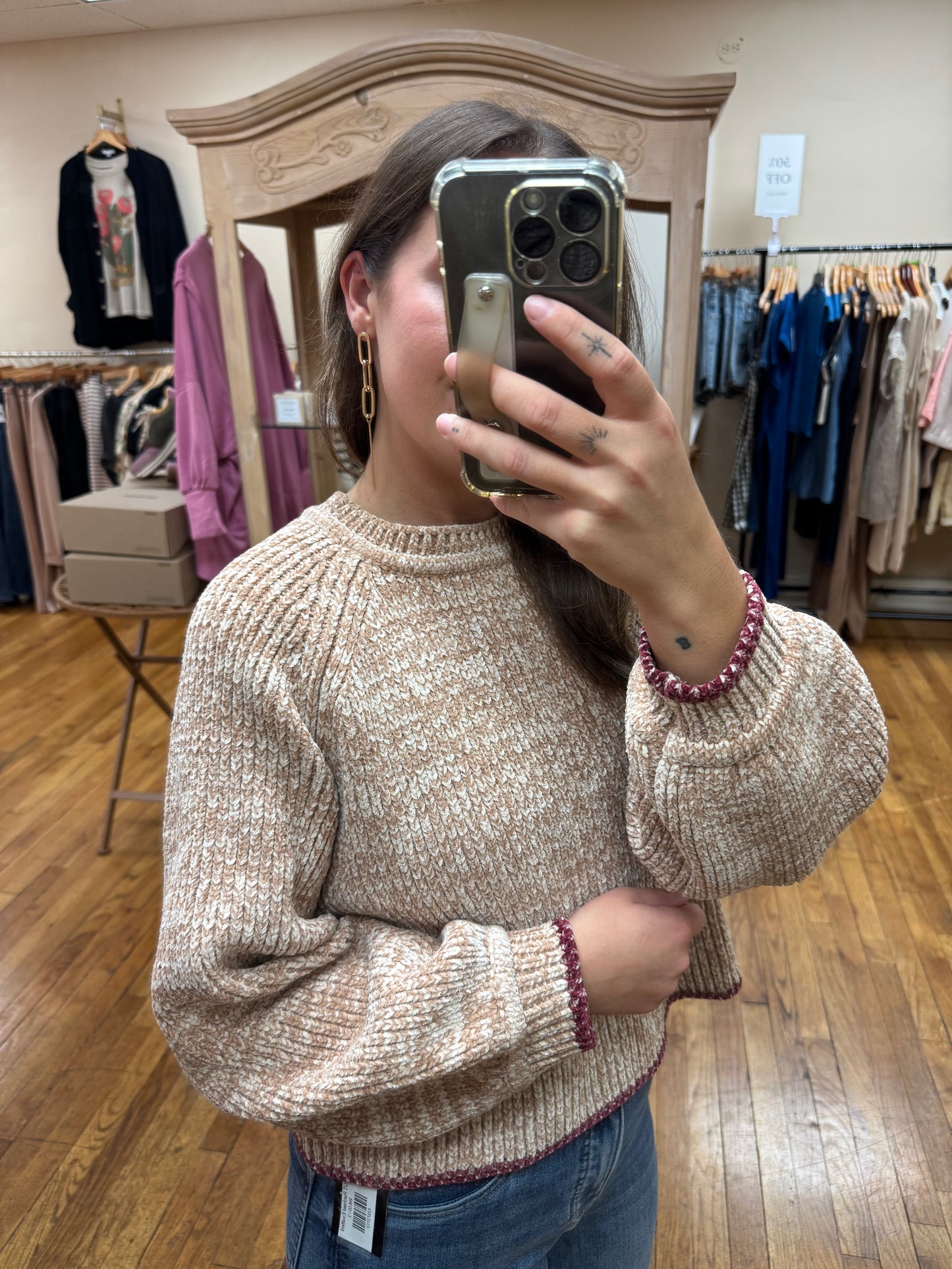 Cozy Caramel Sweater
