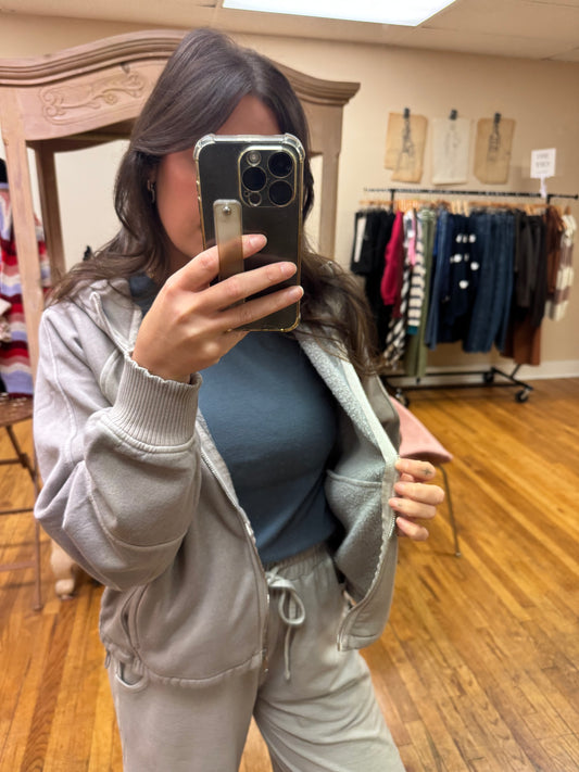 Washed Fleece Jacket