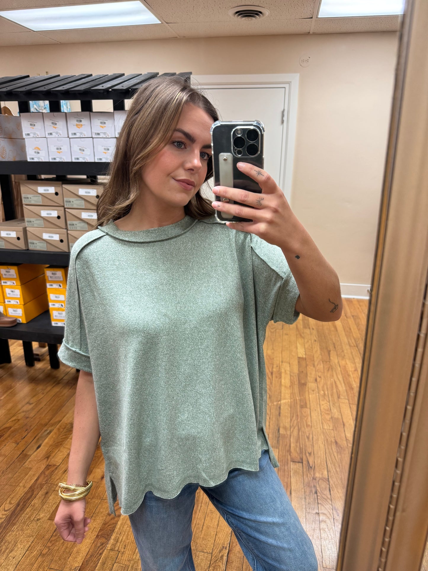 Faded Olive Tee