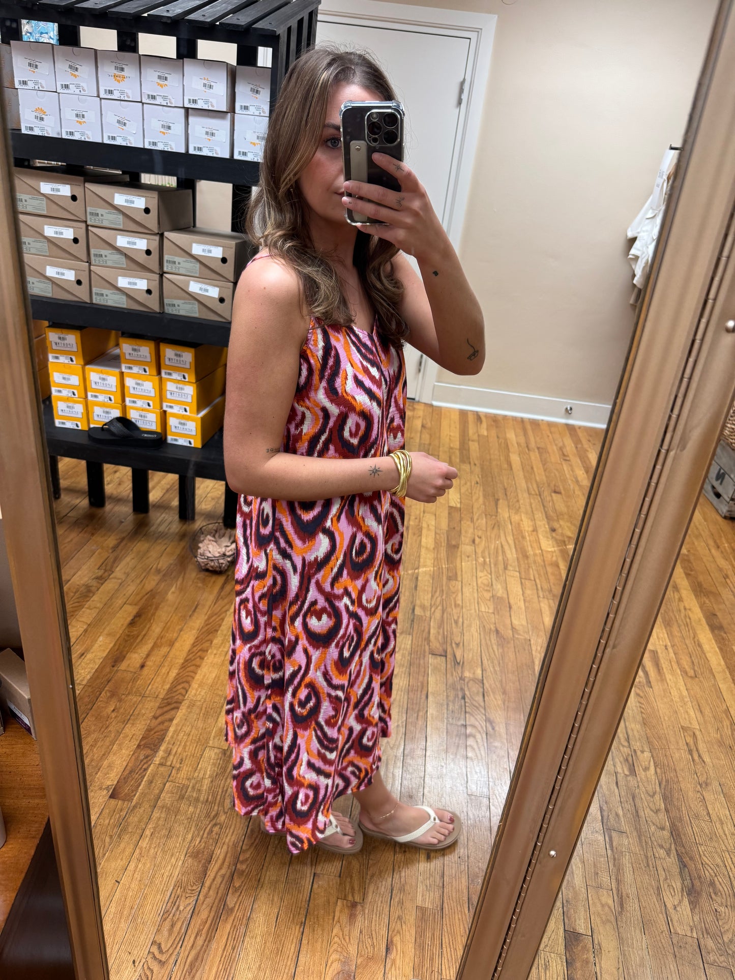 Sunset Swirl Dress