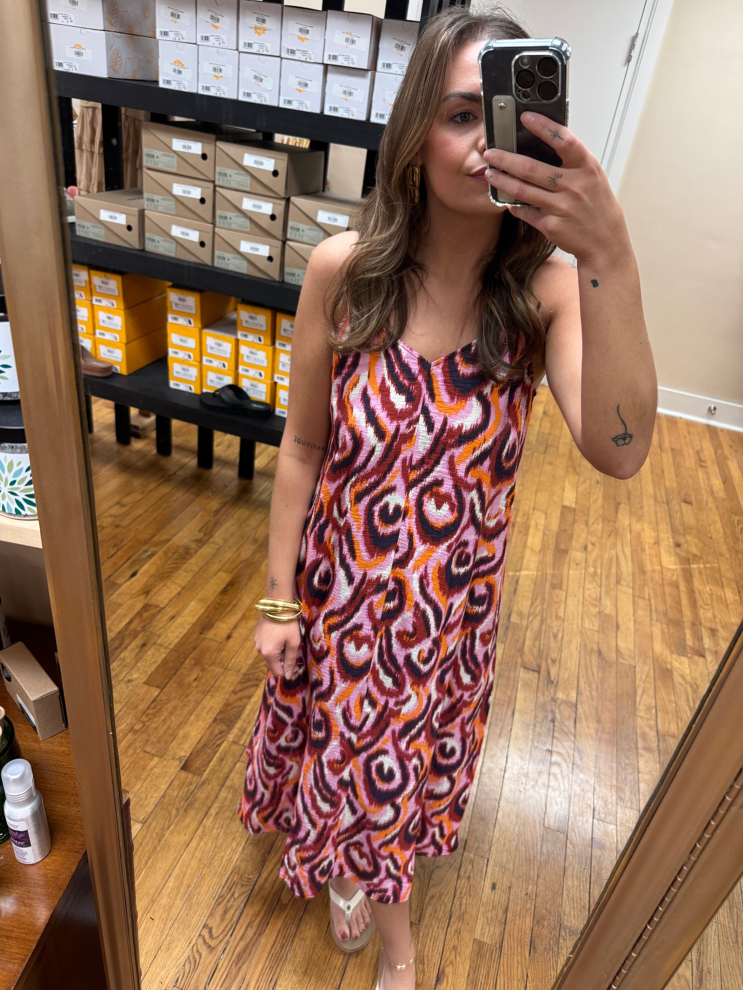Sunset Swirl Dress