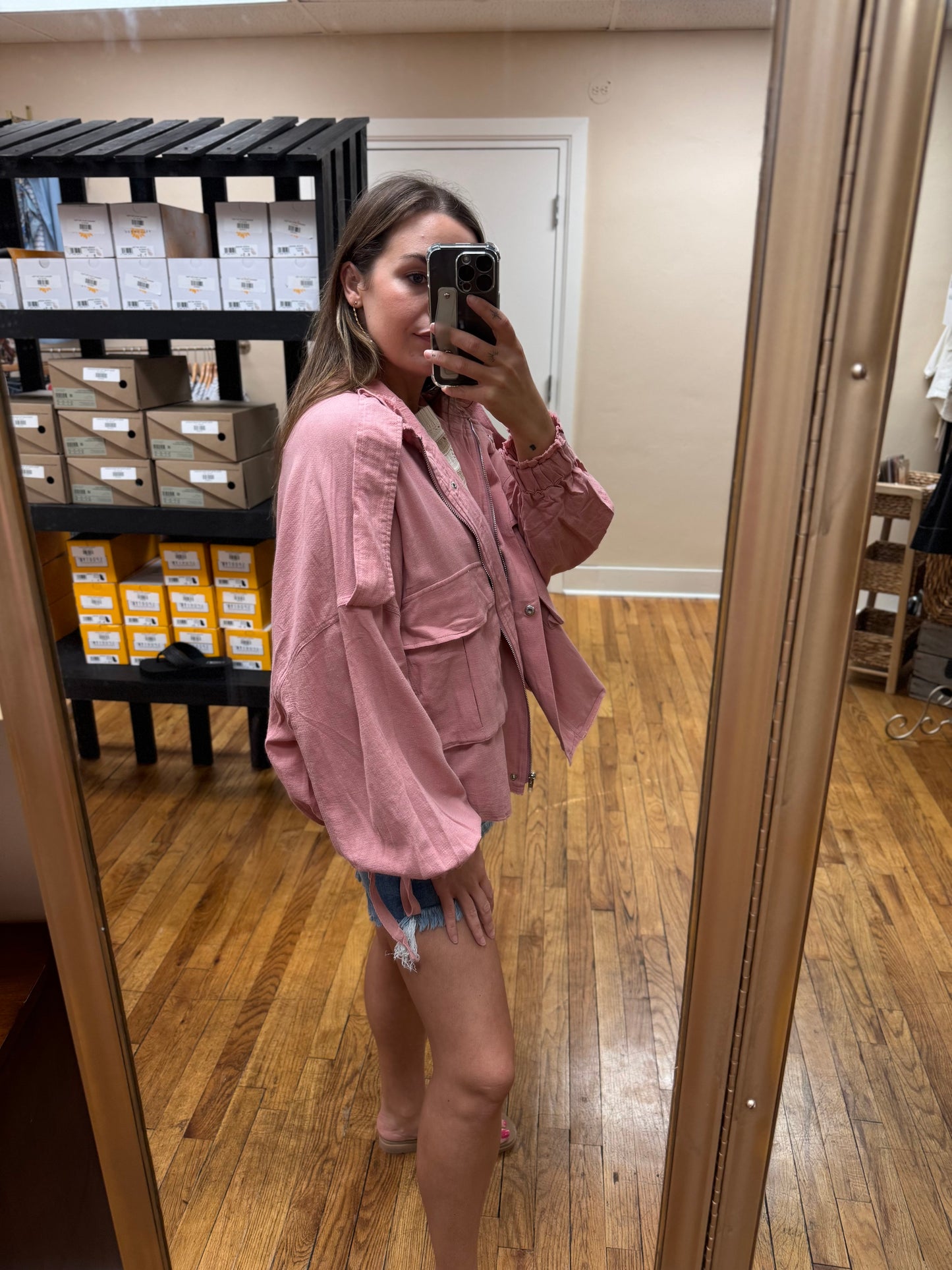 Vintage Rose Cotton Jacket