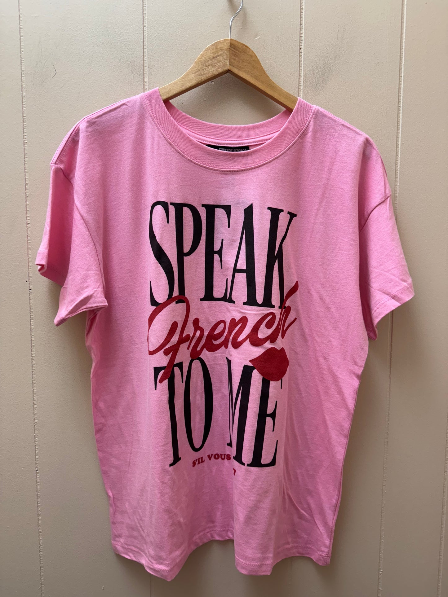 Speak French To Me Boyfriend Tee