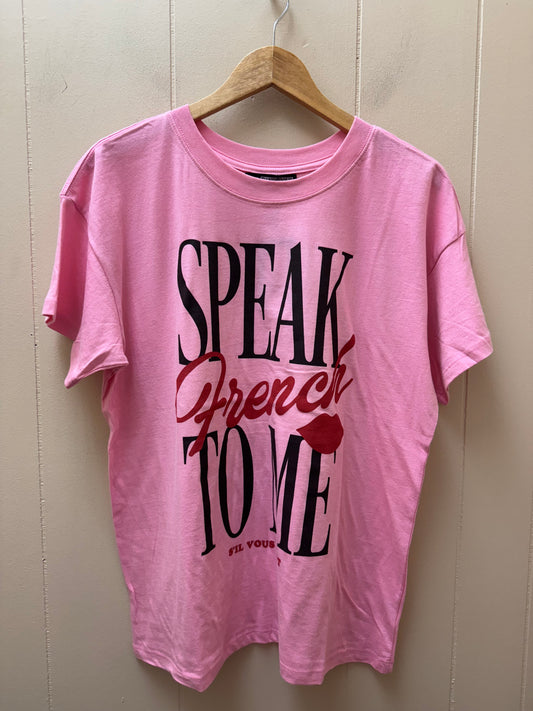 Speak French To Me Boyfriend Tee