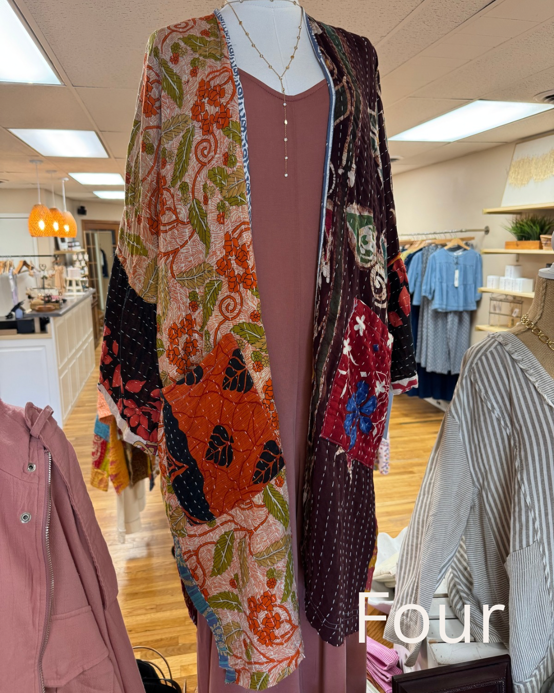 Handmade Kantha Kaftan