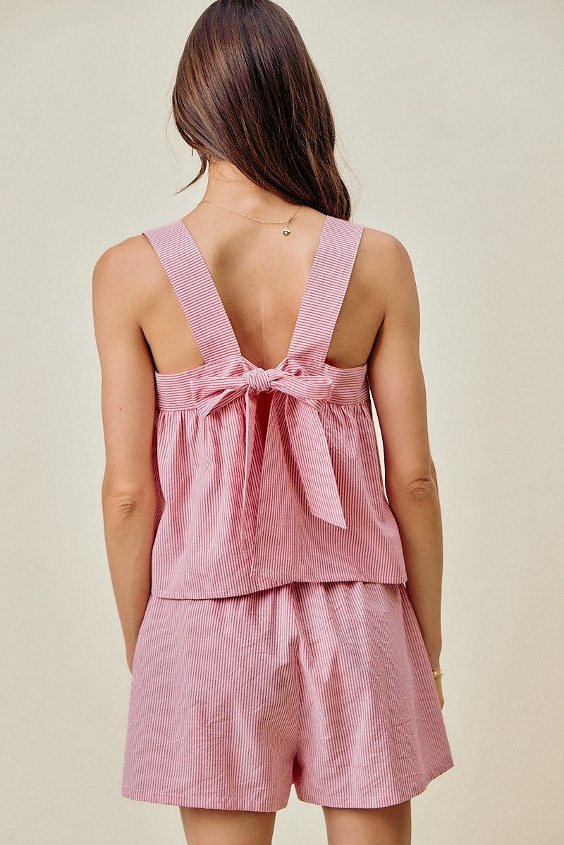 Square Neck Tied Tank