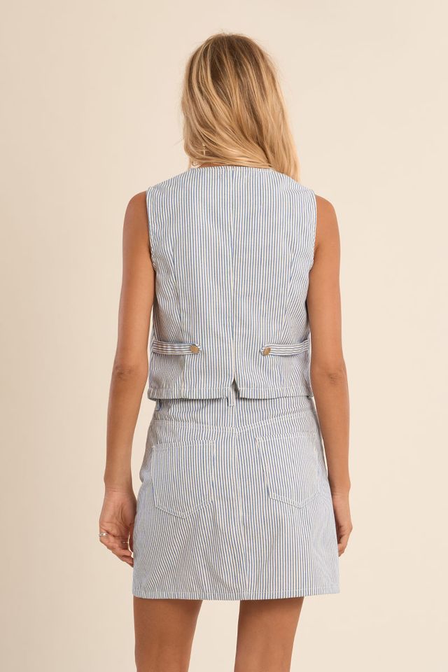 Pinstripe Vest