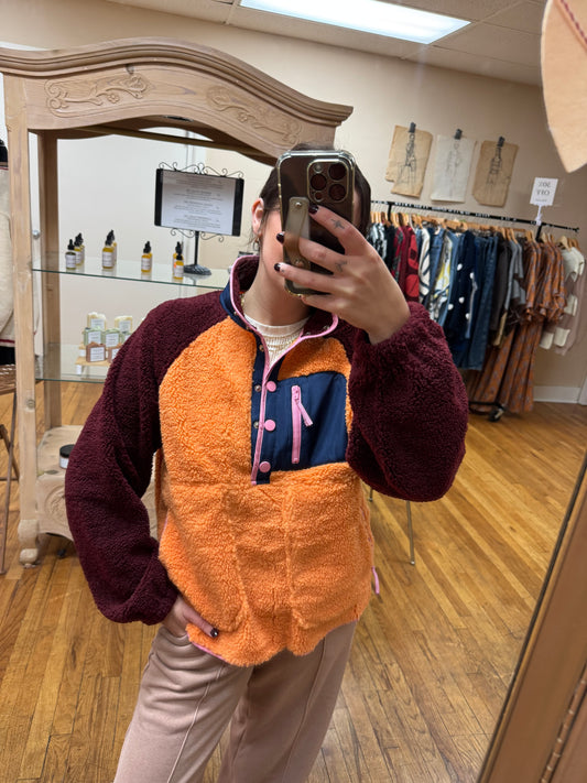 Cozy Colorblock Pullover