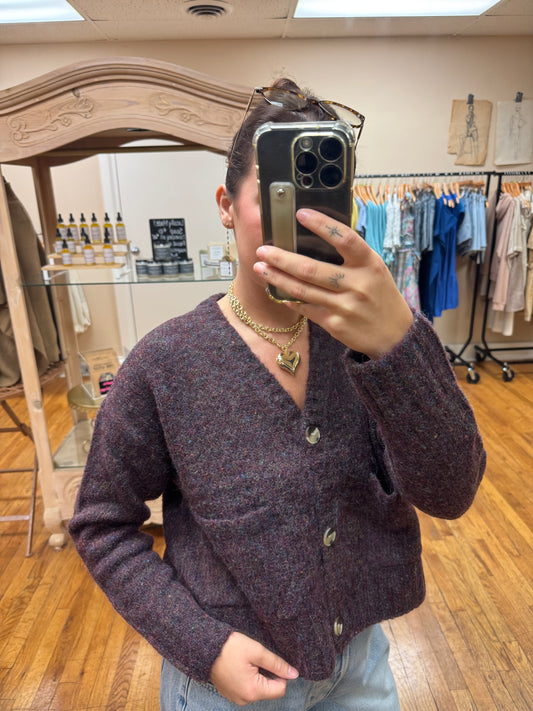 Ingrid Speckled Cardigan
