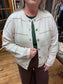 Oatmeal Striped Cardigan
