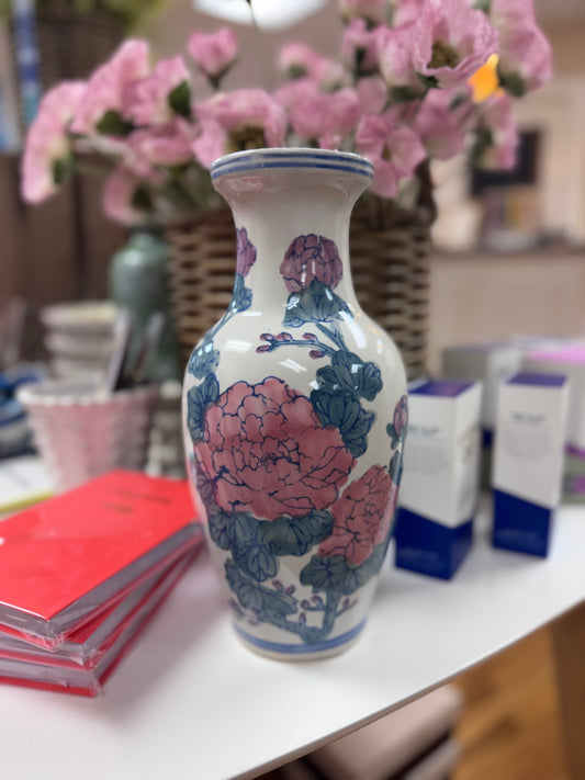 Vintage Floral Urn