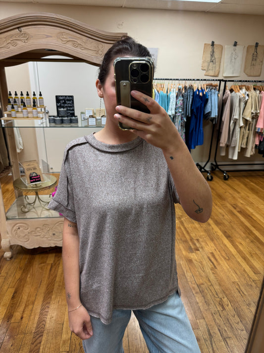 Soft Reverse Seam Tee