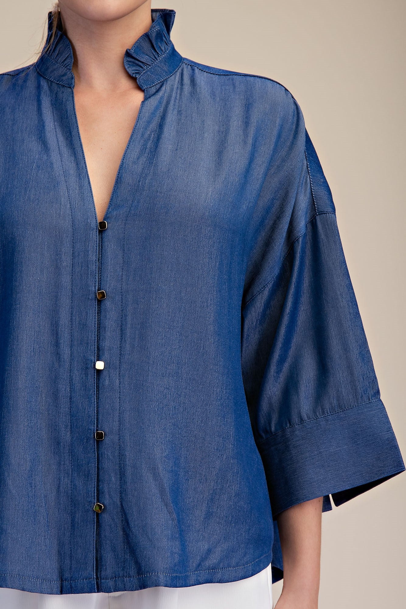 Ina Indigo Top