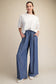 Indigo Striped Pants