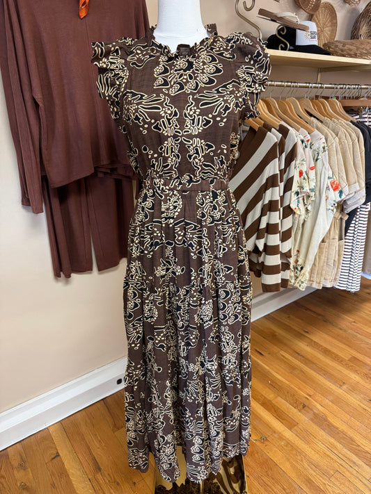 Caitlin Tiered Midi Dress