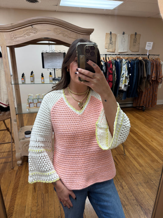 Penny Peach Sweater