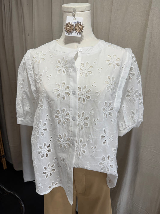Ivory Garden Blouse