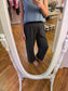 Charcoal Smocked Pants