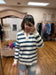 Polo Stripe Pullover Sweater