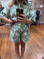 Sage Embroidered Shorts