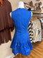 Blue Fit & Flare Dress