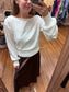 Slouchy Boat Neck Sweater