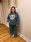 Charcoal Peace Pullover