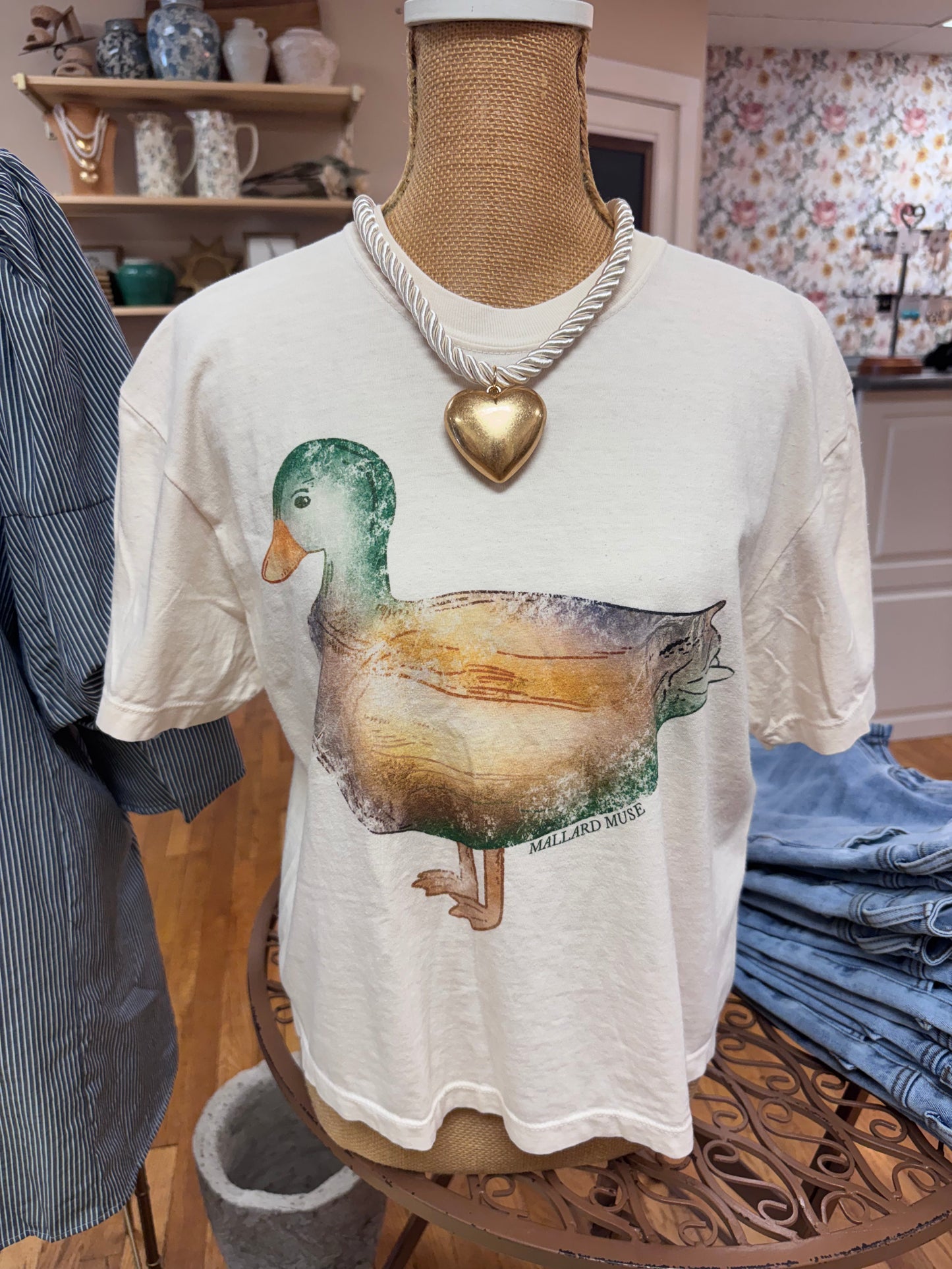 Mallard Muse Crop Tee