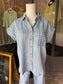 Striped Chambray Button Down