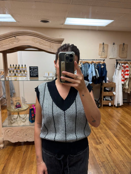 Iggy Chevron Sweater Vest