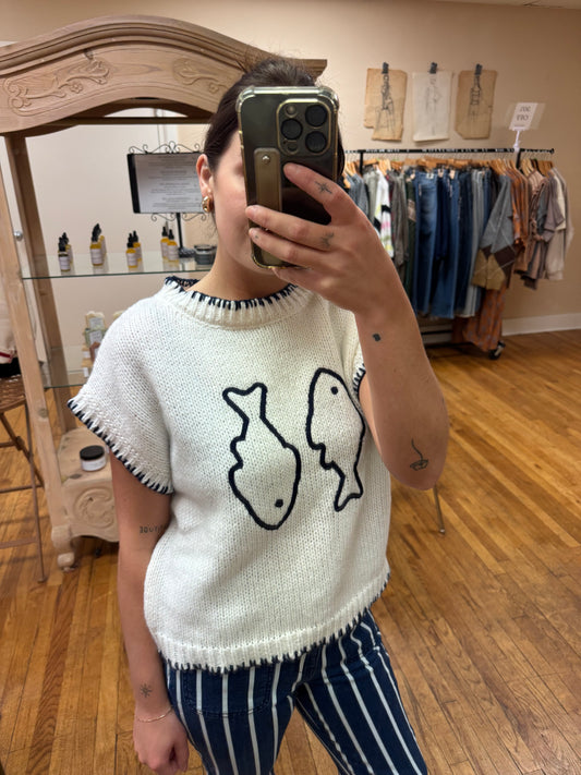 Fish Friends Sweater Vest