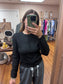 Buttoned Black Cardigan