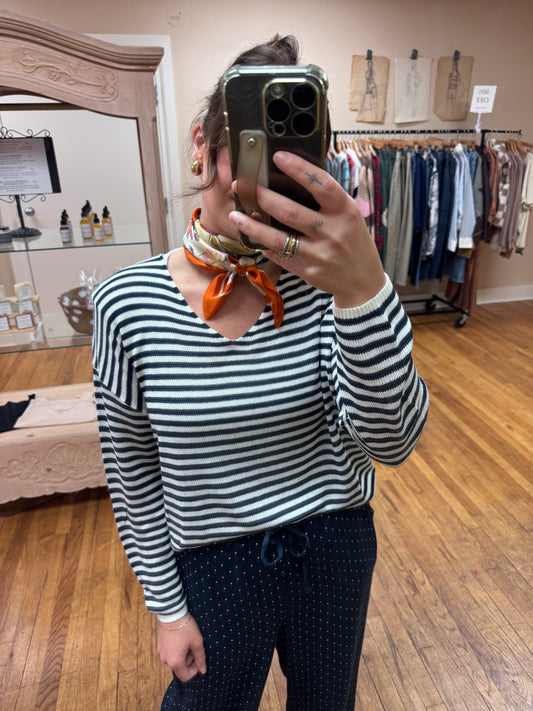 Navy Slouchy Sweater